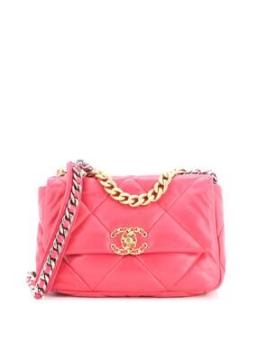 Chanel 19 Flap Bag Quilted Leather #315106C46B